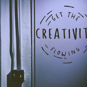Creativity flowing advertisement